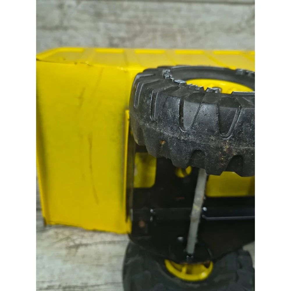 Vintage Mighty Tonka Dump Truck 1970s XMB-975 Yellow All Metal Frame